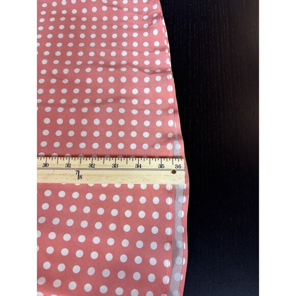 Ronny Kobo Carol Tie Front Pink White Polka Dot Size Medium Midi Dress - Picture 12 of 15